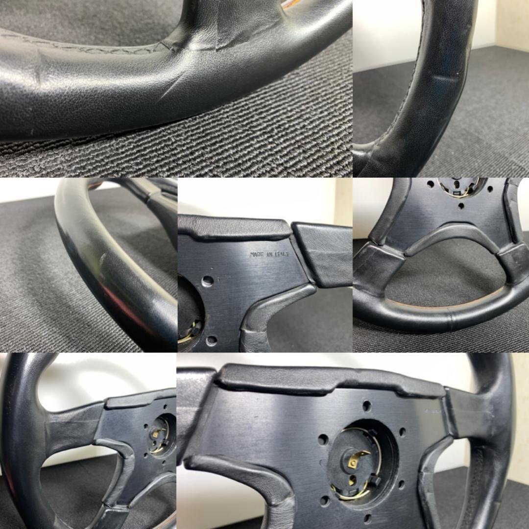 ヴェローナ ビクトリア レザー ウッド コンビステアリング ホーン