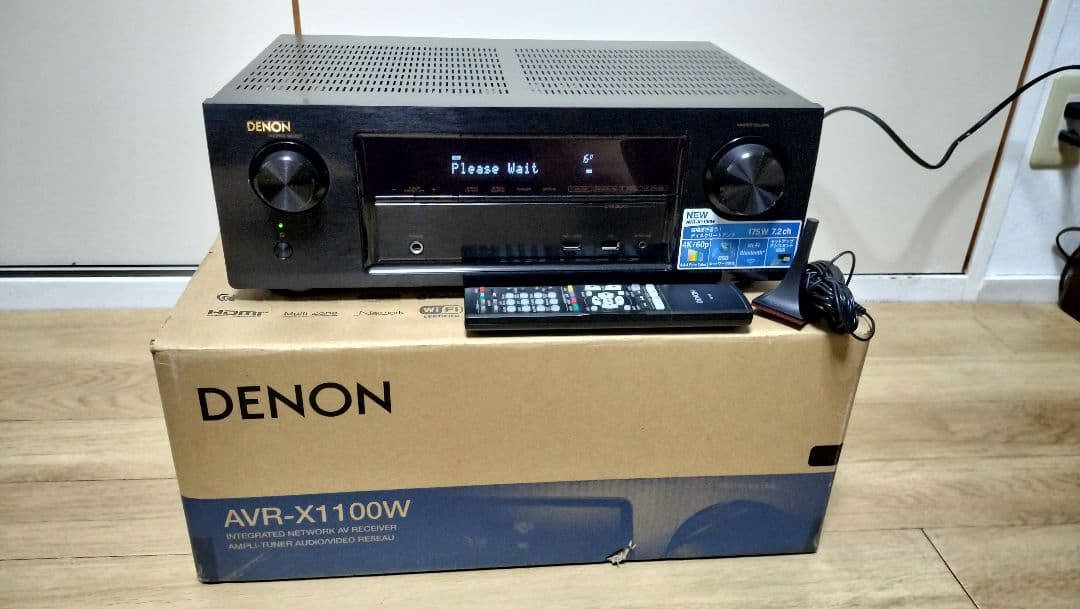 DENON AVR-X1100W AVアンプ 4K/60p・DSD対応、デノンのエントリーAVアンプ「AVR-X1100W」を