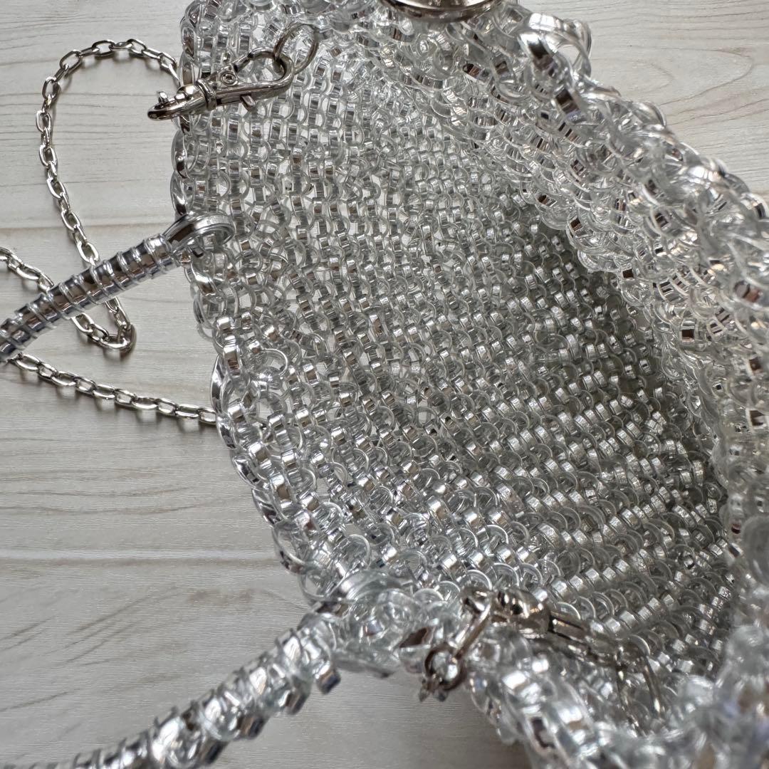 《専用商品》キラキラショルダーバッグ♪パール・ビーズ・スパンコール☆ハンドメイド