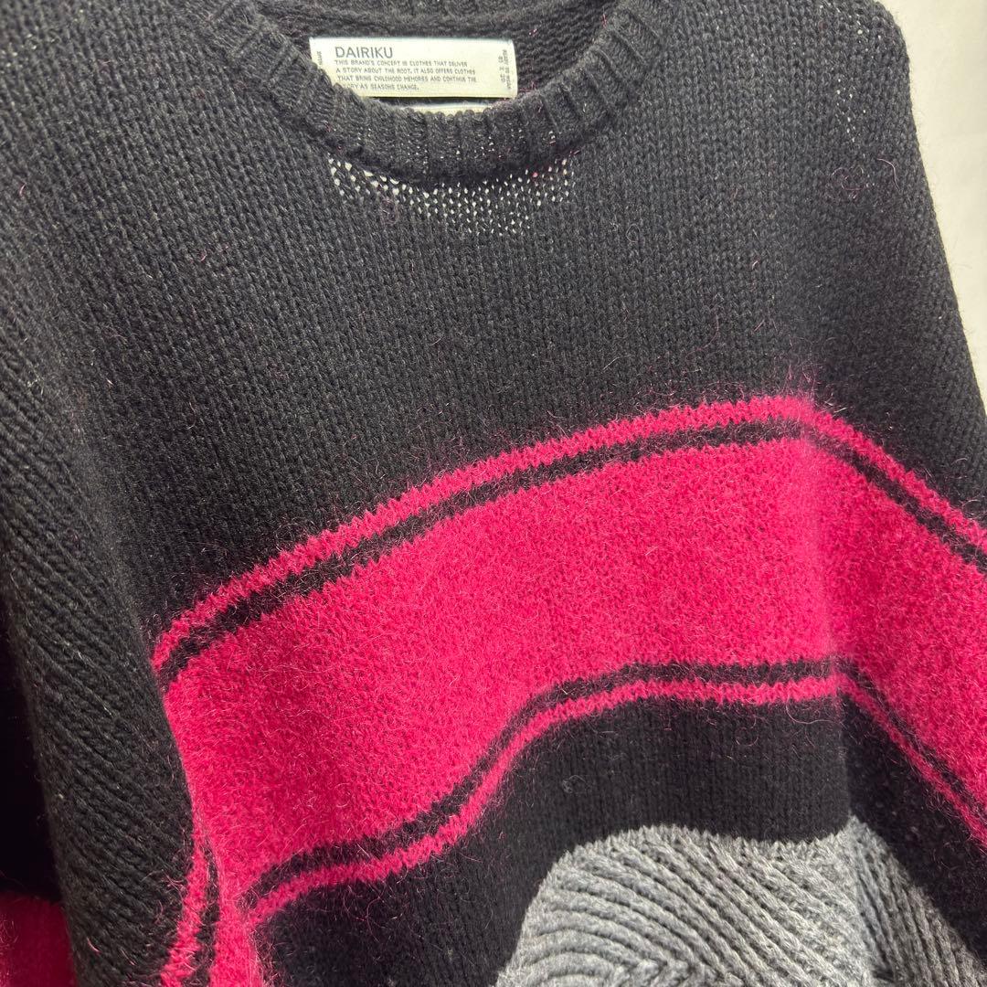 トップス DAIRIKU / \"Molly\" Border Mohair Knit