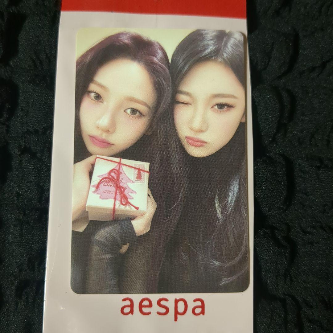 aespa カリナ ニンニン ケミ トレカPINK CHRISTMAS 2種 - メルカリ