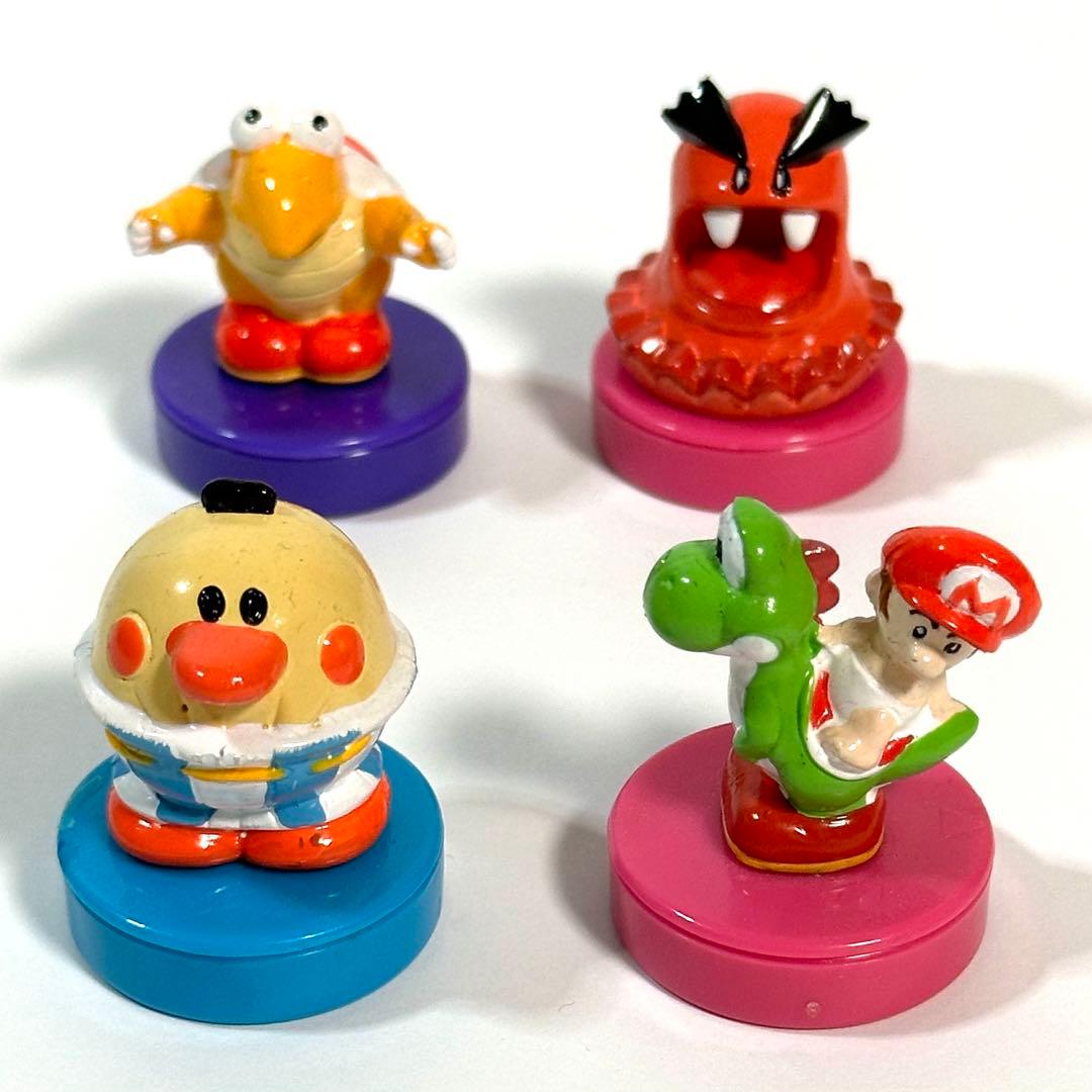 美品】ヨッシーアイランド スタンプ 4個セット【任天堂 バンダイ