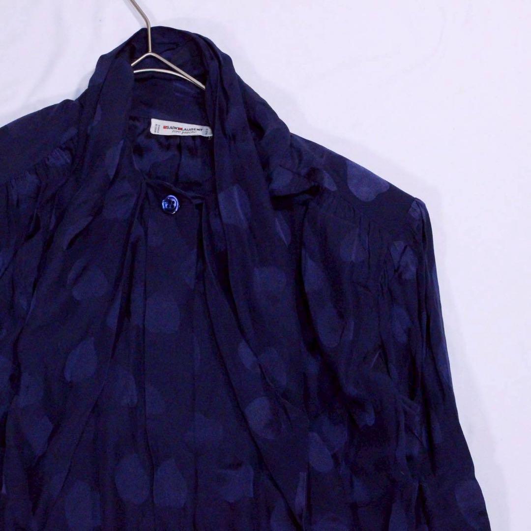 SAINT LAURENT サンローランリヴゴーシュ【Free】長袖ブラウス - メルカリ