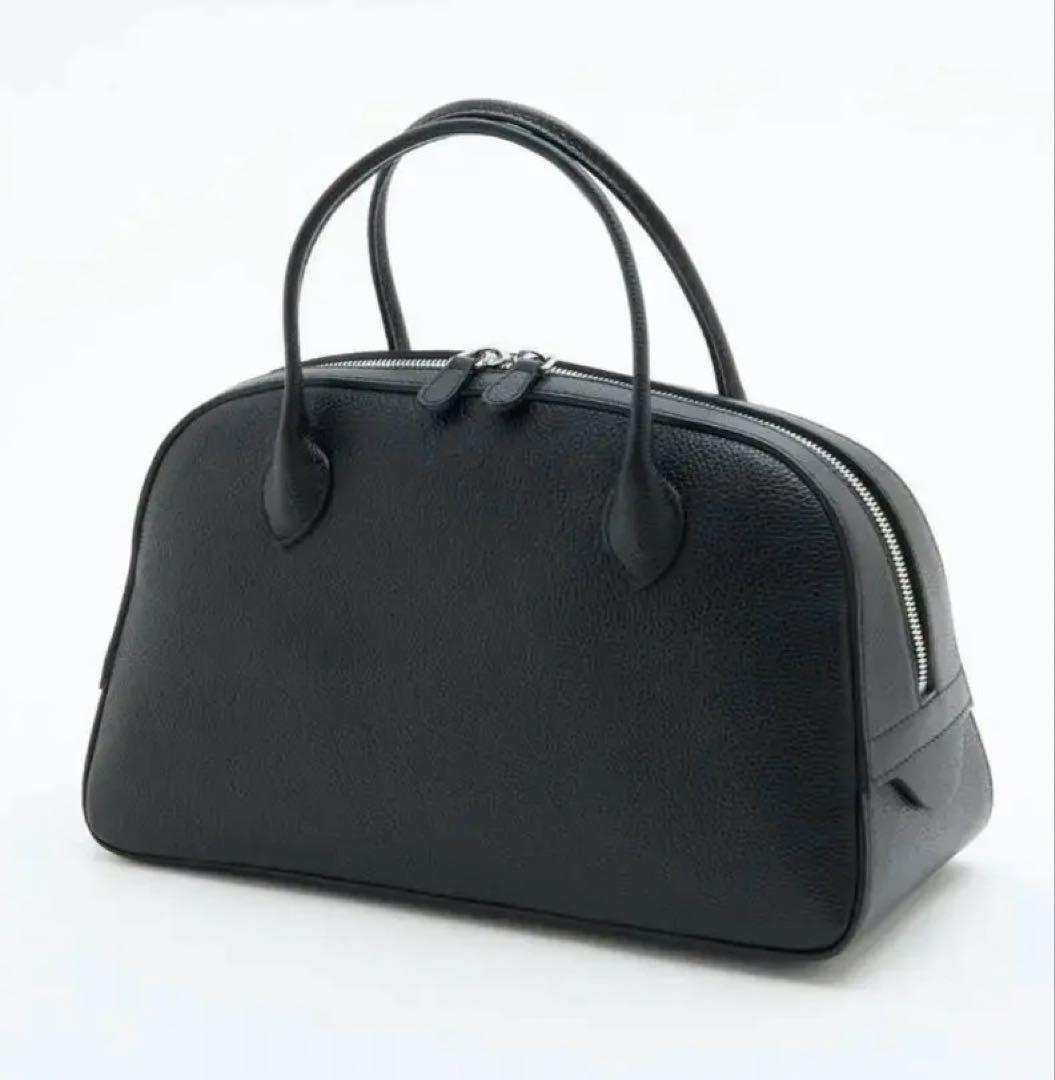 極美品】MAISON CANAU メゾンカナウ EWラウンドボストン 黒 - メルカリ