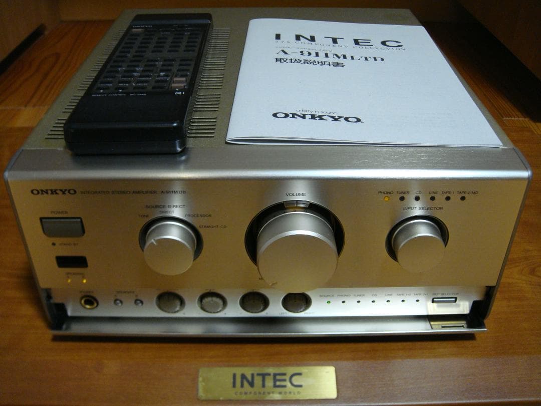 整備済 ONKYOオンキョー アンプ A-911M LTD リモコン取説付 - メルカリ