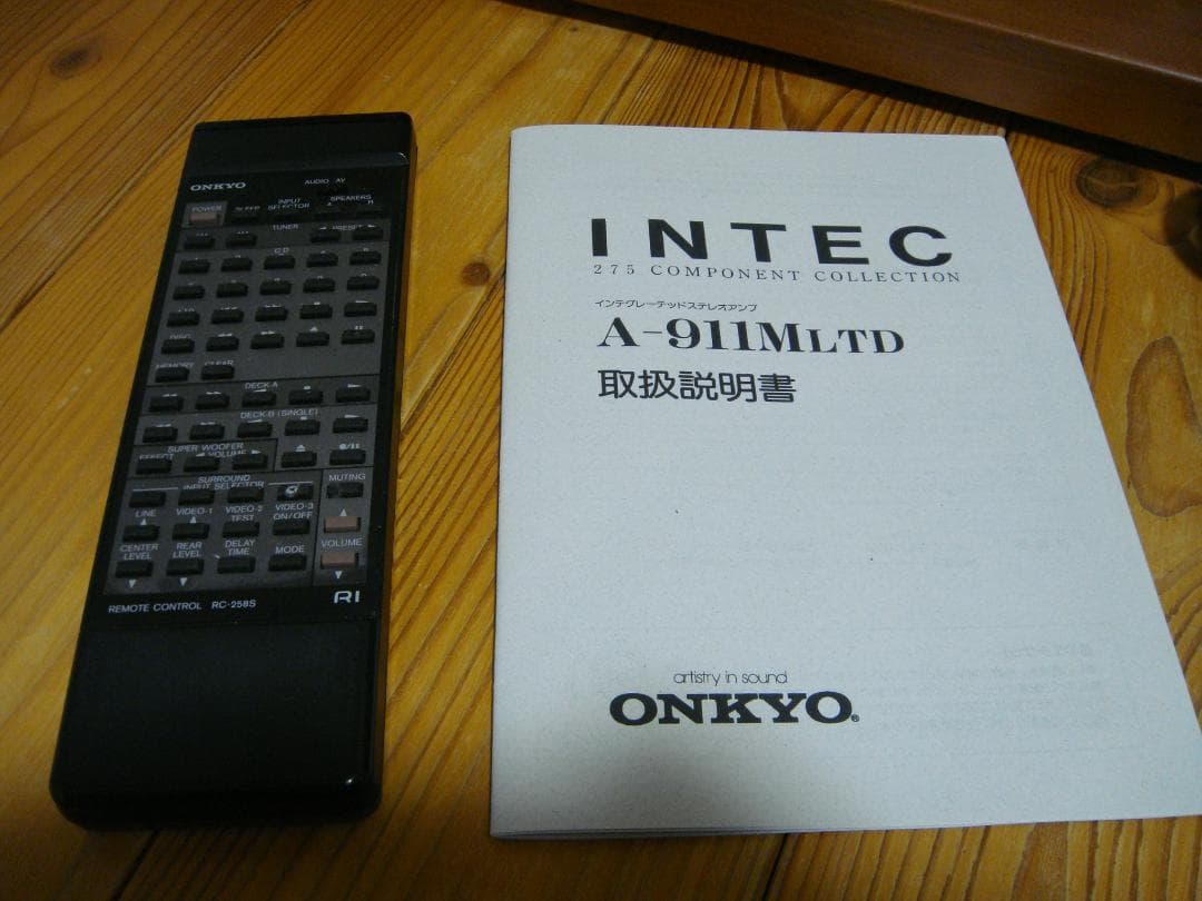 整備済 ONKYOオンキョー アンプ A-911M LTD リモコン取説付 - メルカリ