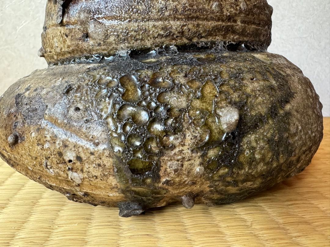 大名品 古伊賀 破袋水指 桃山〜江戸初期 - メルカリ