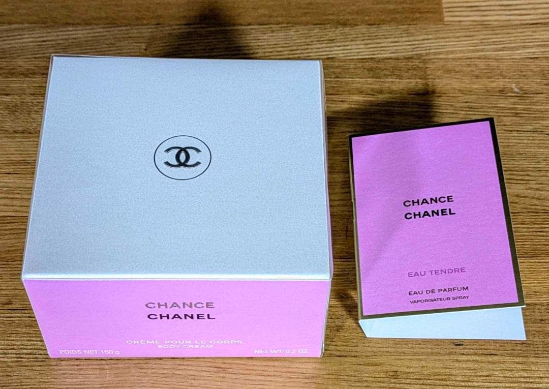 【お値下げ中】新品★CHANEL★チャンスボディクリームN＆香水サンプルセット 新品【CHANEL】シャネル チャンス №5 香水サンプル2点セット