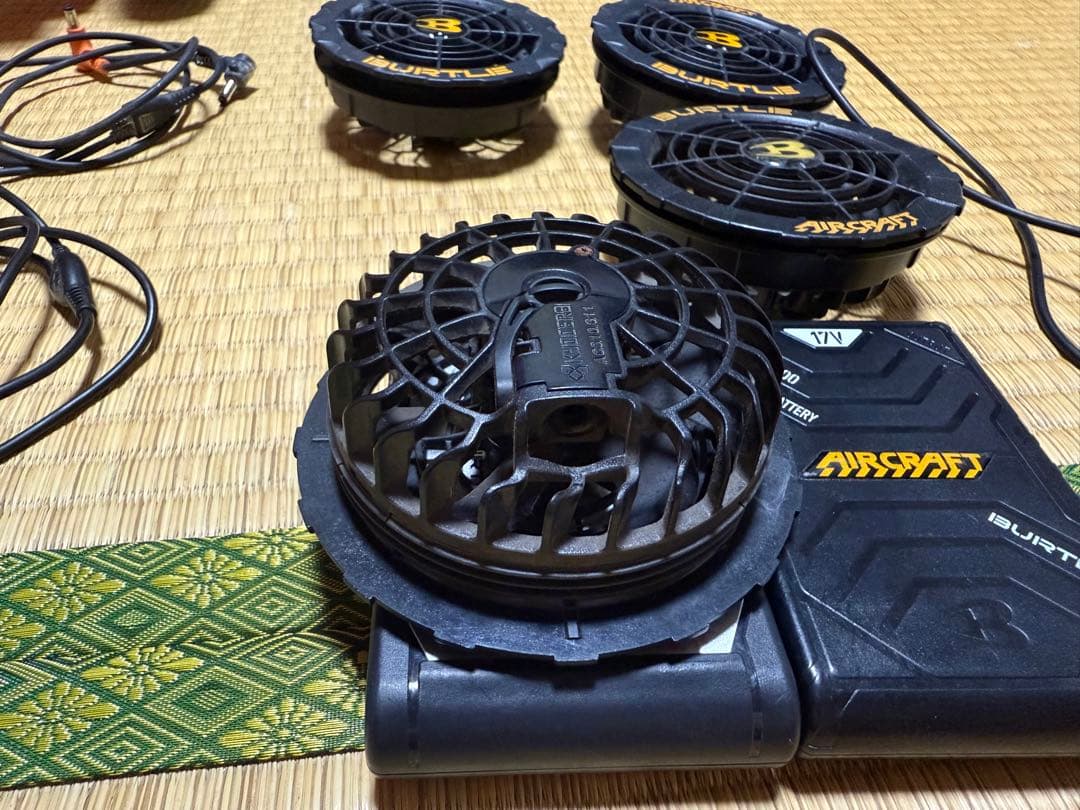 バートル 空調服 17.19v ファン、バッテリーセット おまけ付き