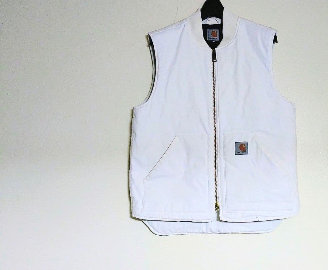 ✨今日だけ価格⚪Carhartt ダックベストホワイト 《レア》