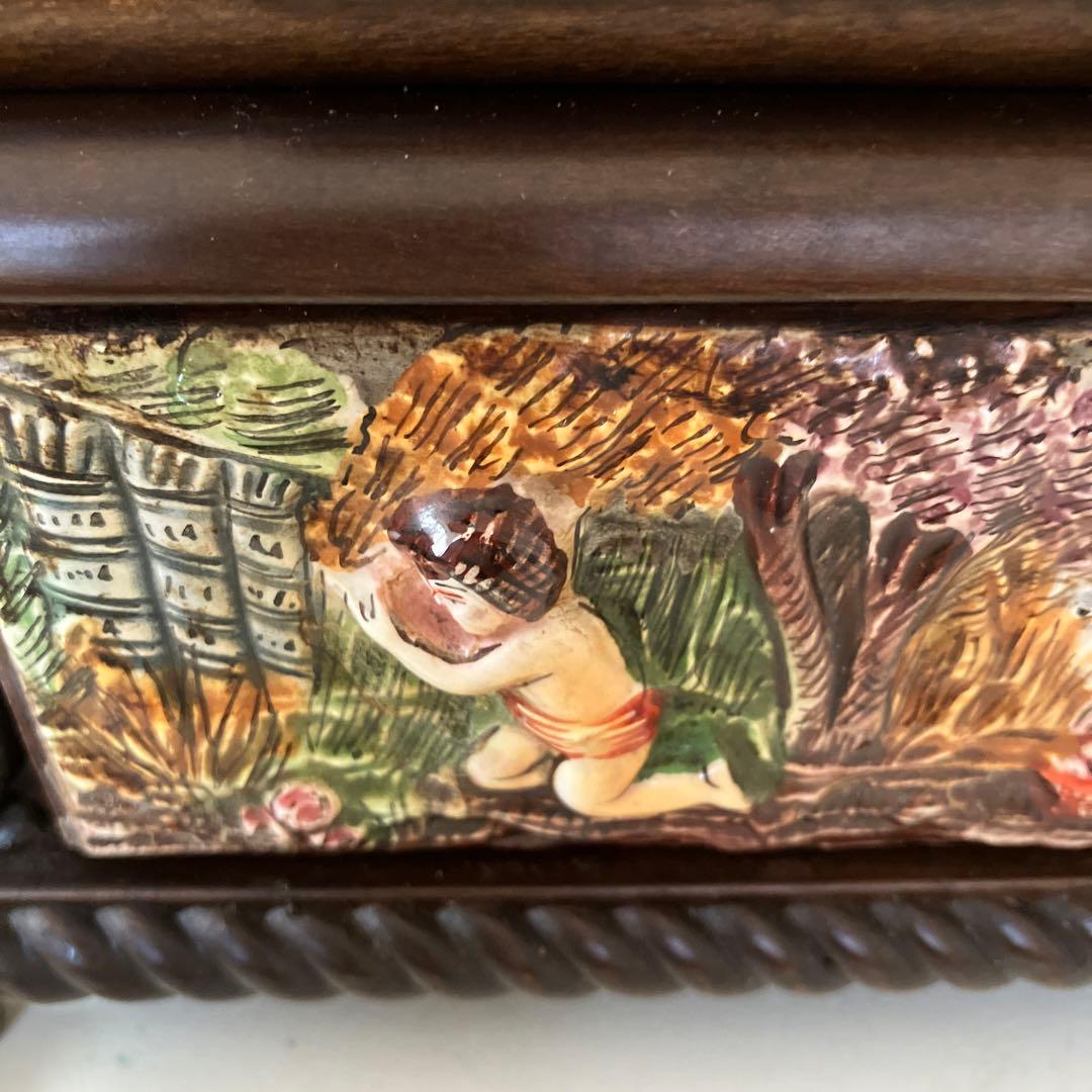 REUGE リュージュシリンダー型オルゴール72弁陶器装飾