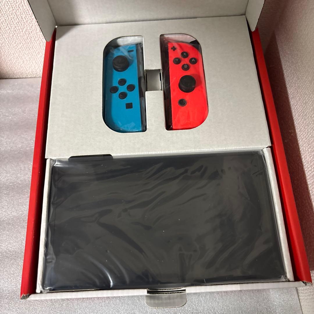 新品未使用 Nintendo Switch 有機ELモデル 青/オレンジ - メルカリ
