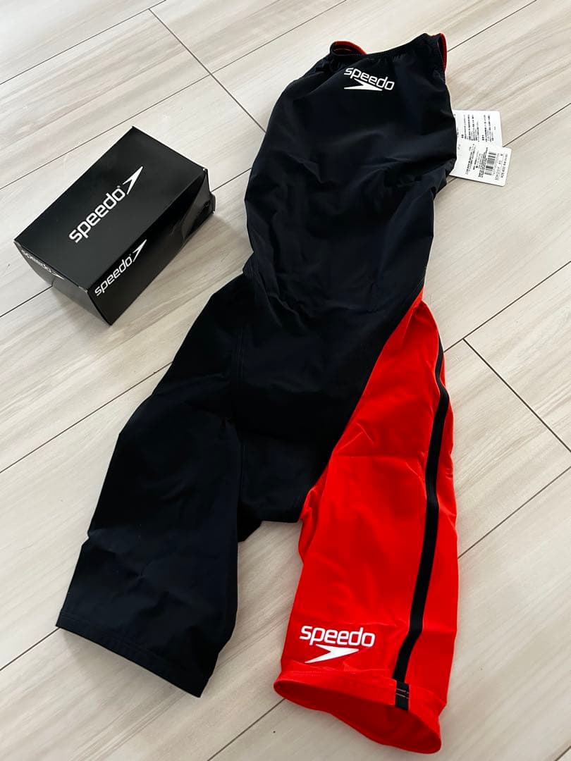 新品 SPEED ファストスキンプロ3オープンバックニースキン M 高速水着