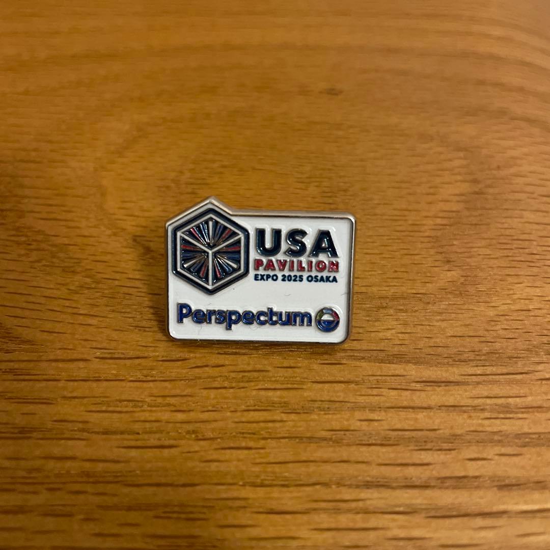 バラ売り可！】万博のピンバッジ アメリカパビリオン！5個セット