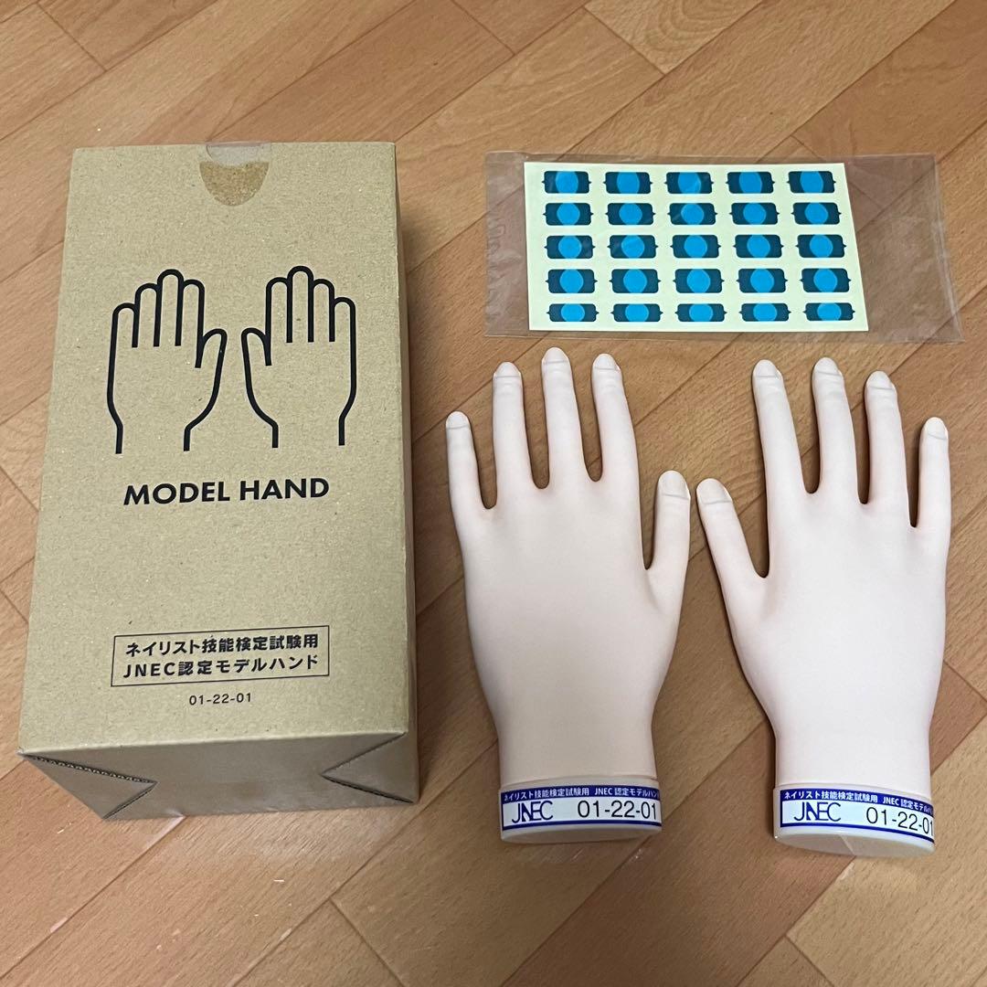 JNEC認定モデルハンド　箱付き JNEC 第1期認定モデルハンド 両手 モデルハンドのみ - メルカリ