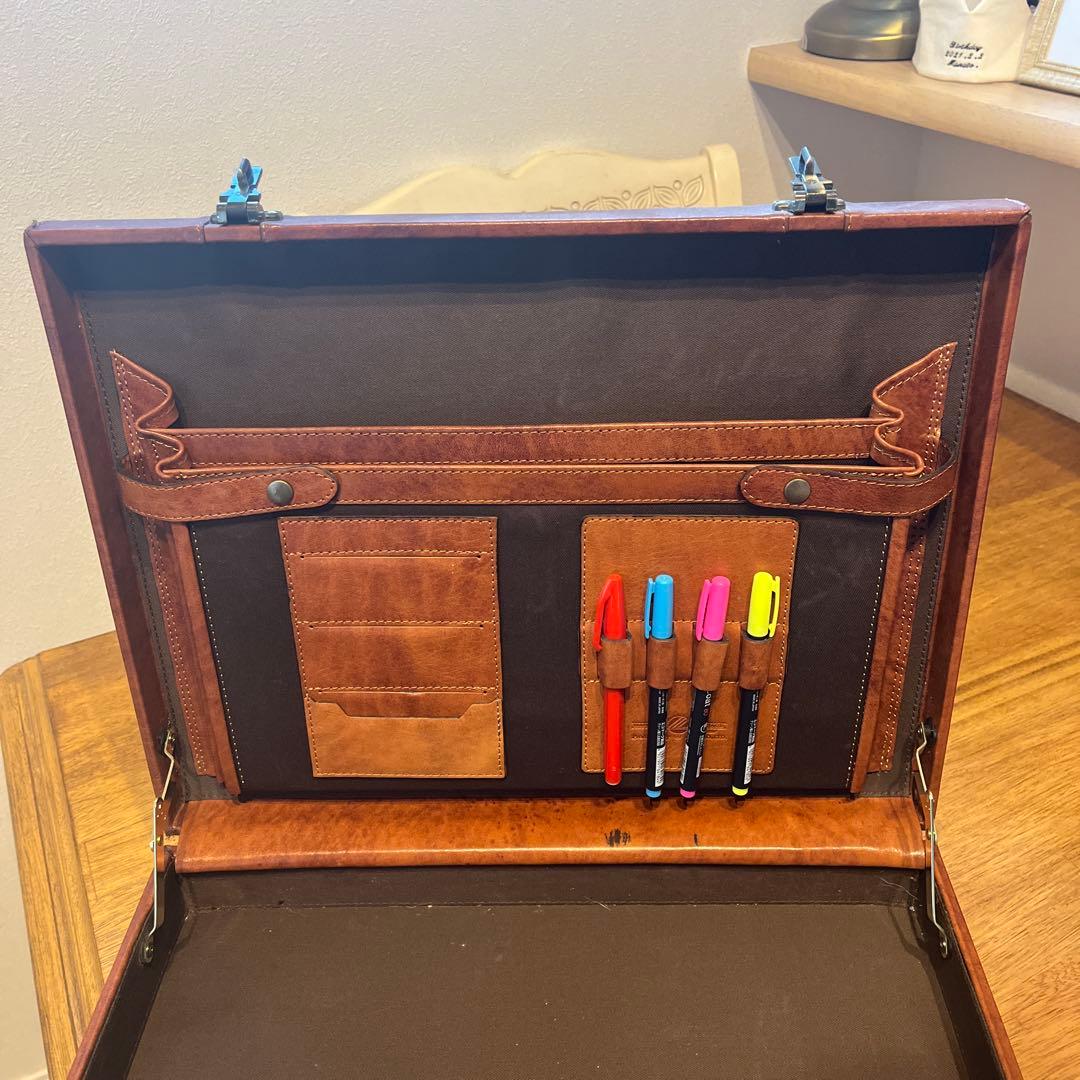 s*l様 青木カバン アタッシュケース マイインターン - メルカリ