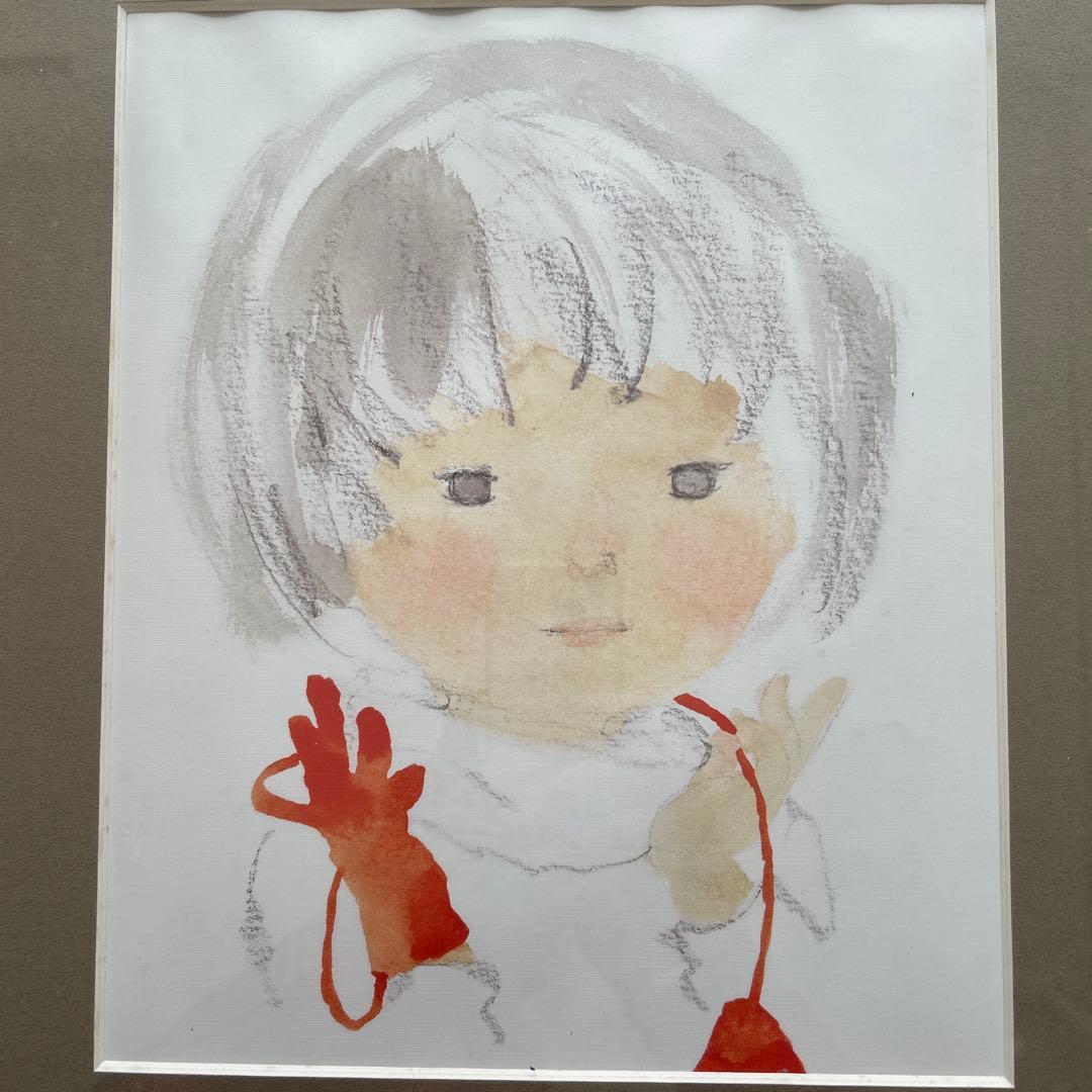 いわさきちひろ 少女の水彩画 - メルカリ
