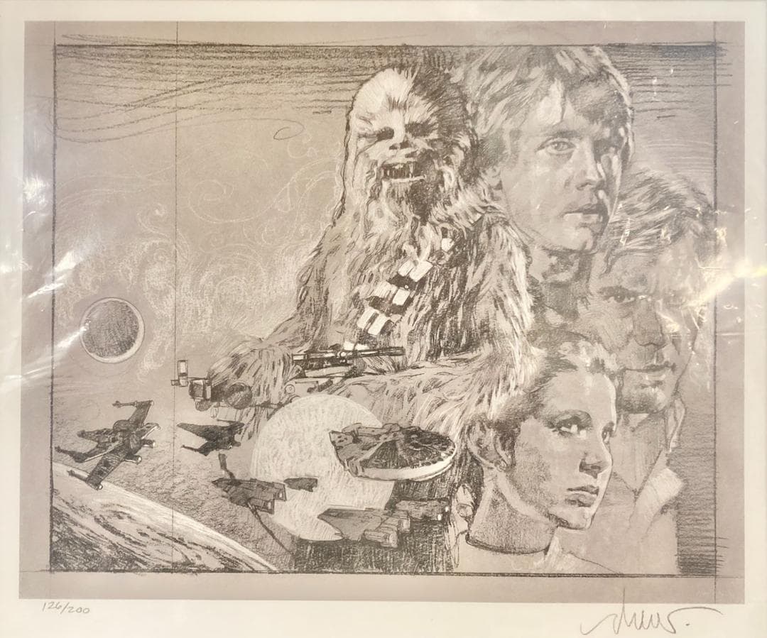 ☆証明書・直筆サイン入☆ドゥルー ストゥルーザン 絵画 スター