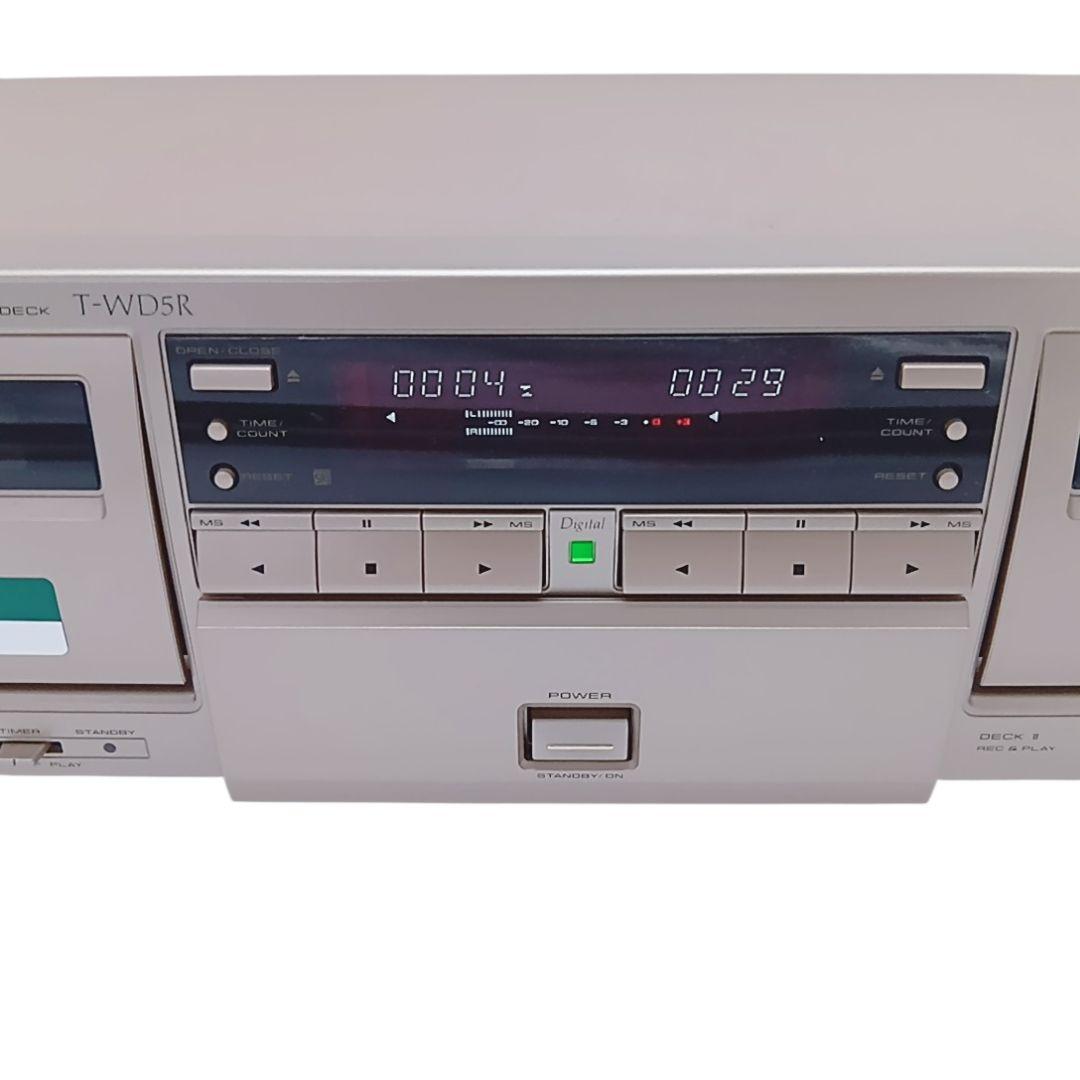 入手困難】Pioneer T-WD5R ダブルリバースカセットデッキ 動作品