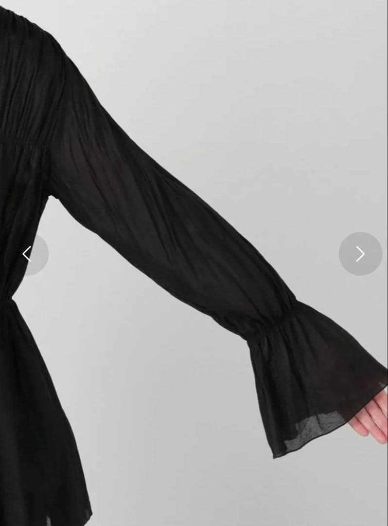 Plage COTTON SHIRRING ブラウス