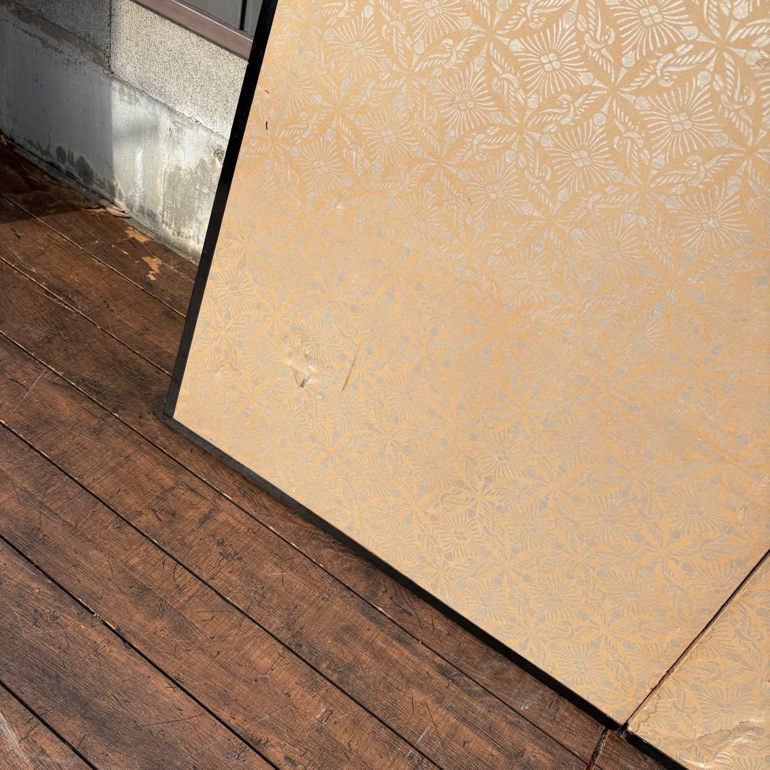 昭和レトロ 日本画 美人画 二曲屏風 白洋 落款あり 衝立 日本画家 白洋