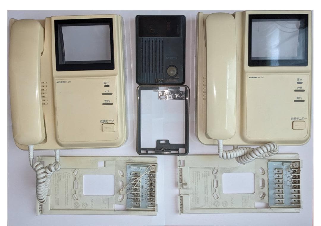 アイホン テレビドアホン MK-2MD-T MK-2M-T + おまけ子機付き - メルカリ