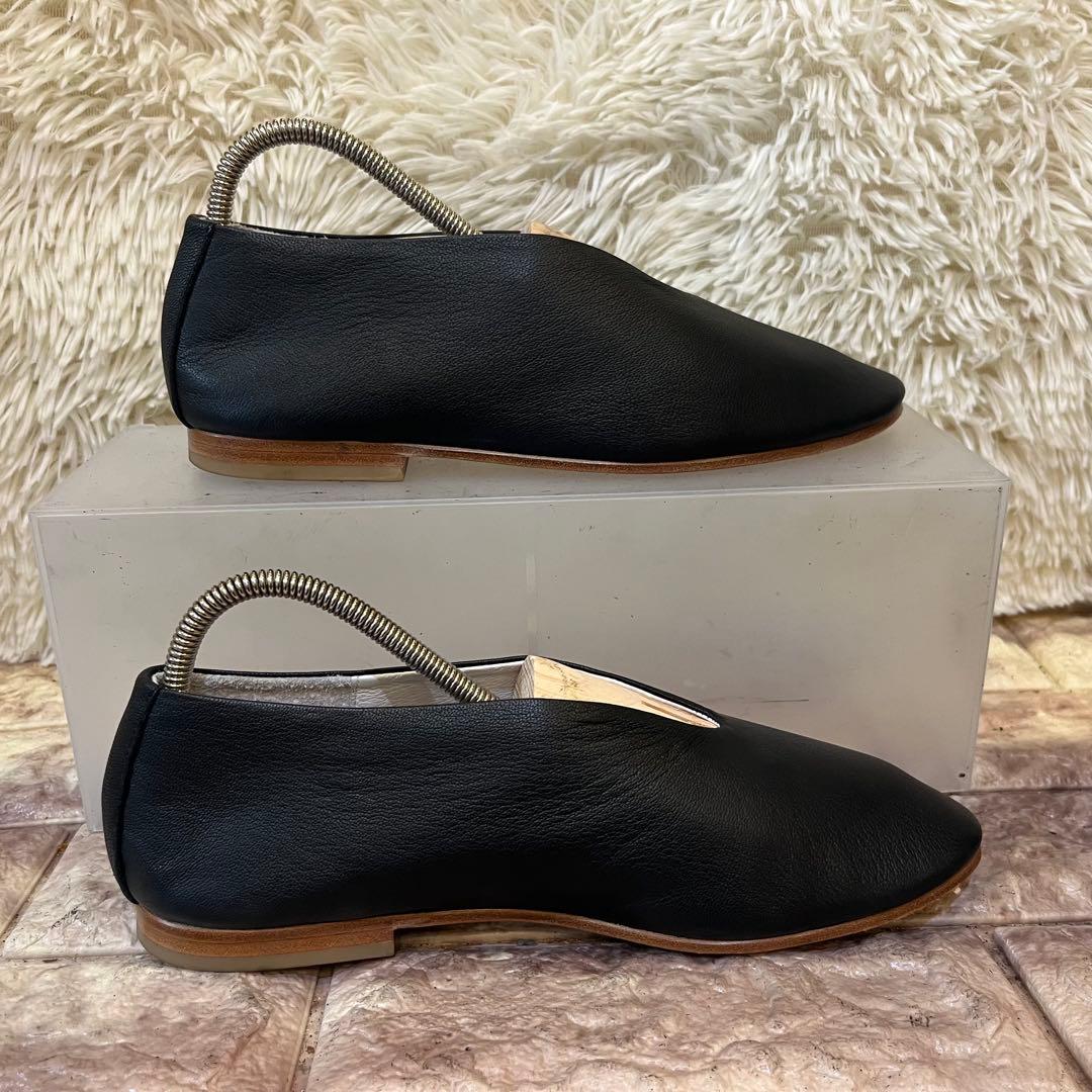 美品 SUI バレエ シューズ V BALLET ゴートレザーブラック24.5 - メルカリ