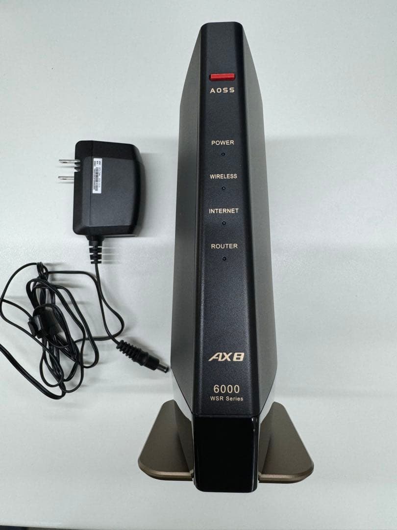AX8 6000 WSR Series 無線LANルーター Wi-Fi 6（11ax）8ストリーム対応ハイパワー内蔵アンテナと、2.5GbE