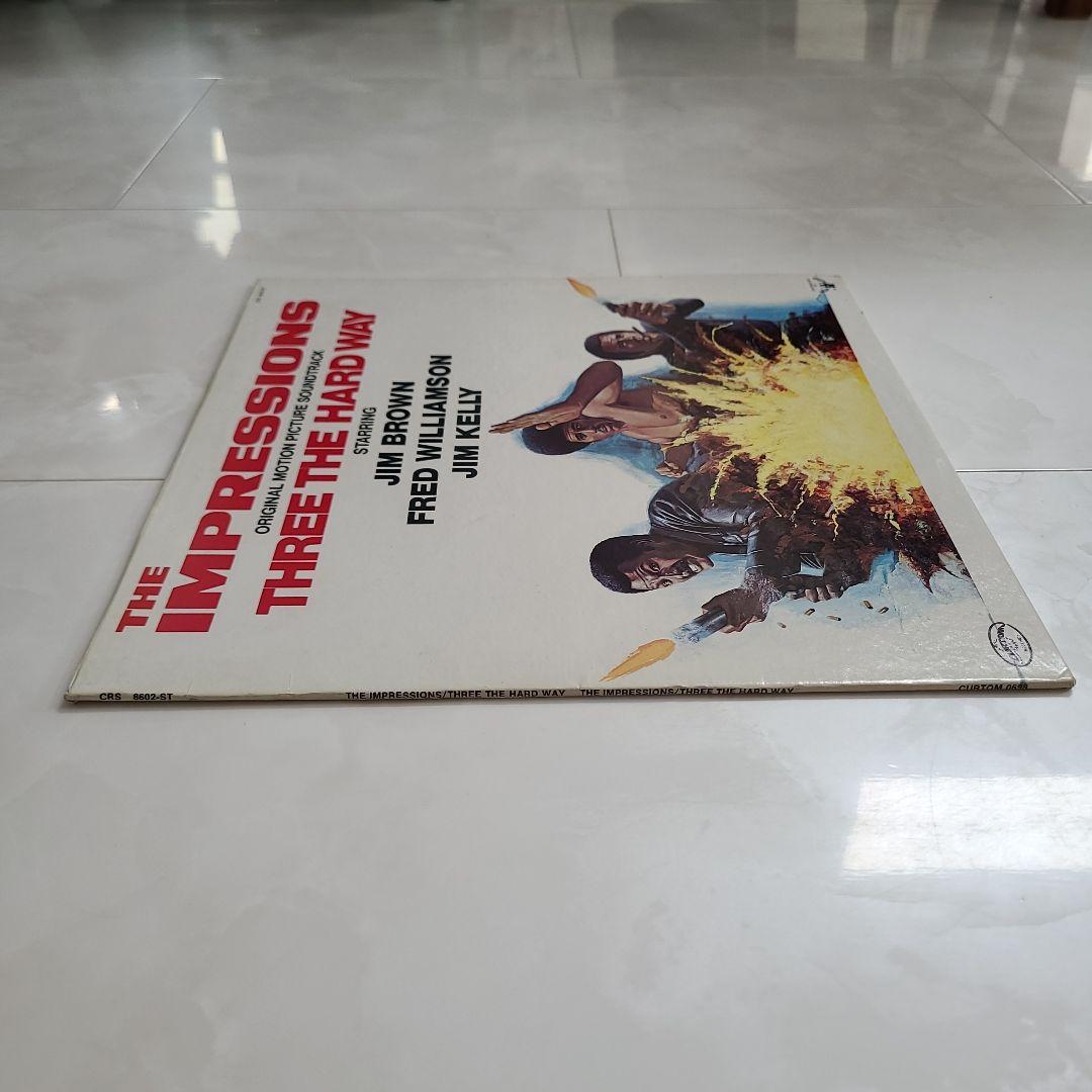 ☆USオリジナル盤☆スリー・ザ・ハード・ウェイ』THE IMPRESSIONSの