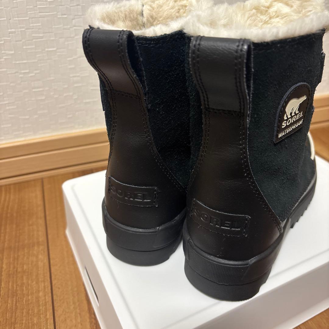 SOREL 防水 スノーブーツ スエード 25.5cm ディボリ　NL3425