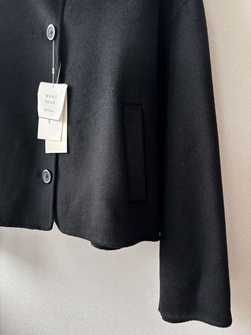 《新品タグ付き》ミラオーウェン 2wayファーカラーリバーショートコート