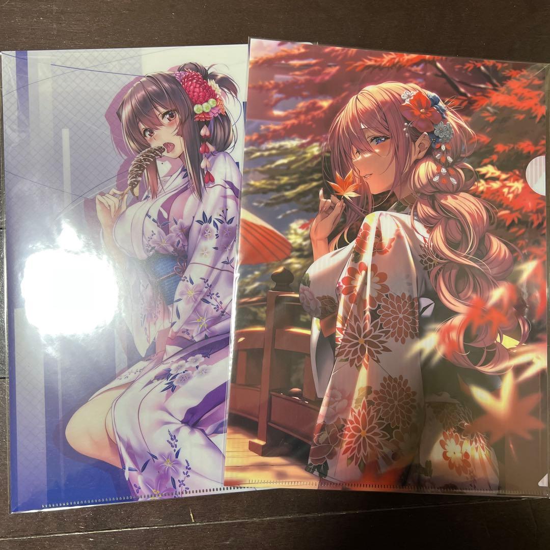 ピロ水 アマカノ＋ はにかみ彼女 クリアファイル - メルカリ