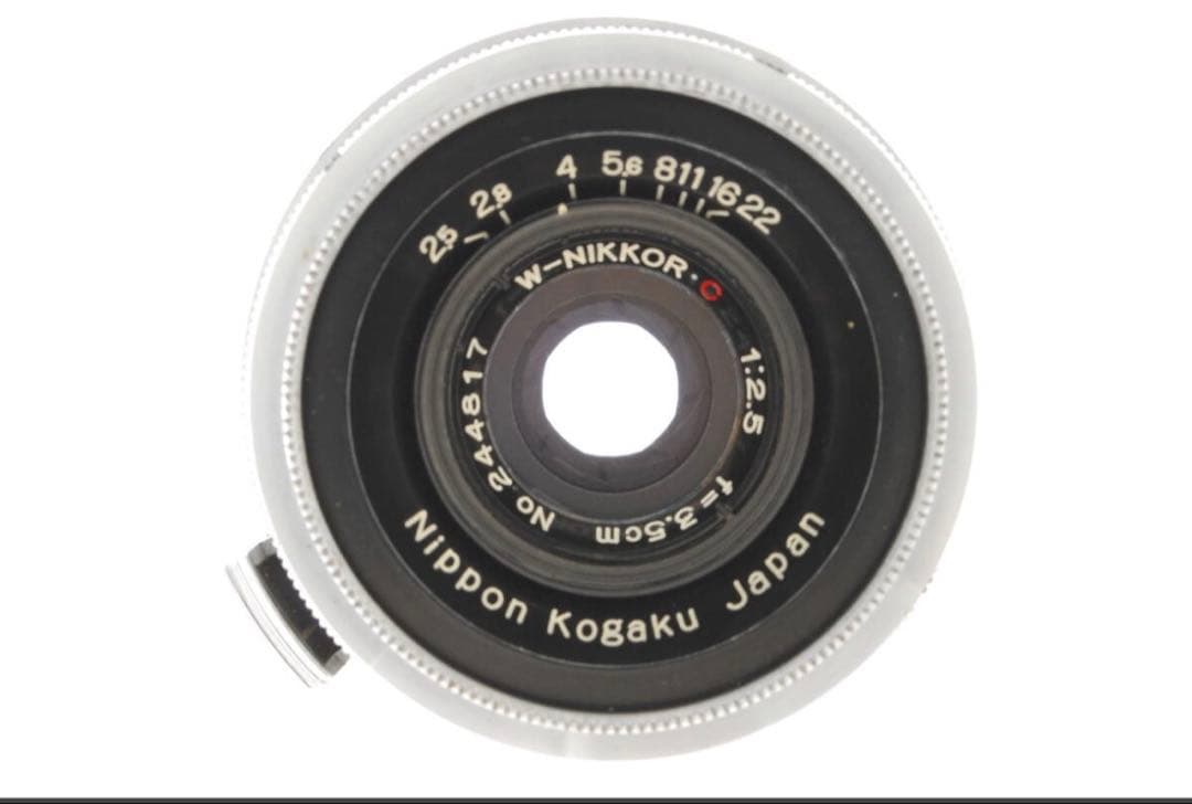 Nikon W-NIKKOR.C 35mm F2.5＊Sマウント＊3.5cm