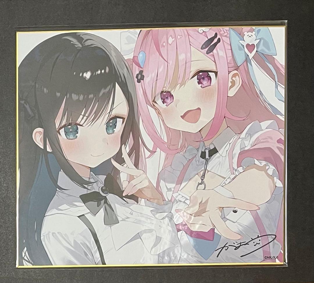 《バラ売りOK》ギルます×結城さくな　コラボイラスト記念色紙