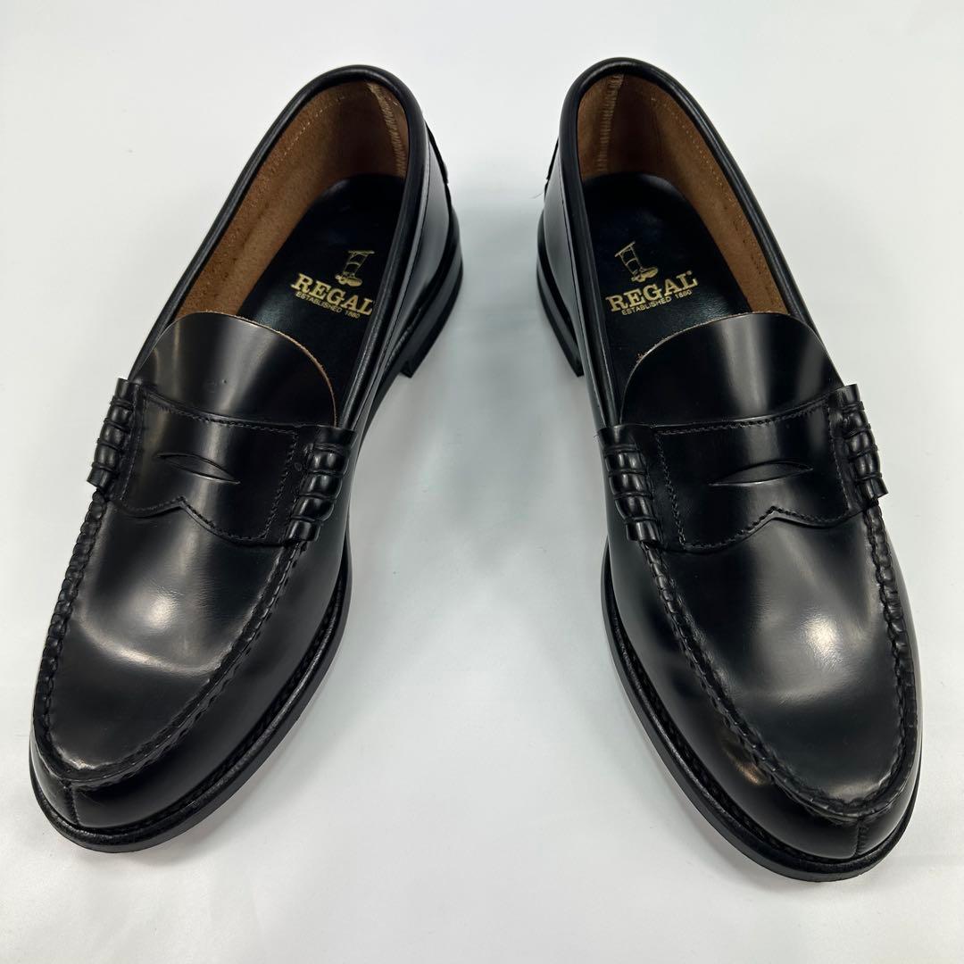 【極美品】REGAL リーガル ローファー 黒 2177 25.5cm