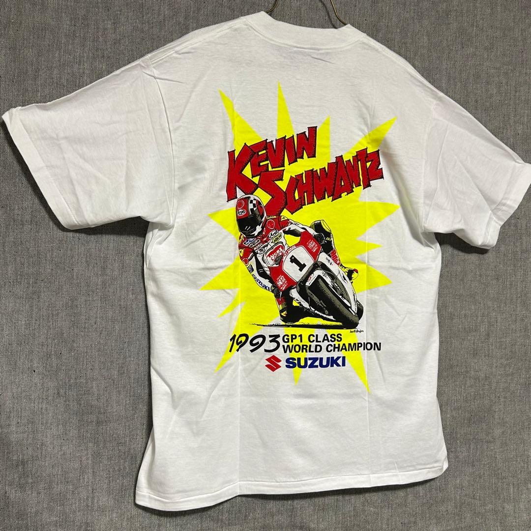 Kevin Schwantz ケビン・シュワンツ プリントTシャツ 93年GP1 - メルカリ