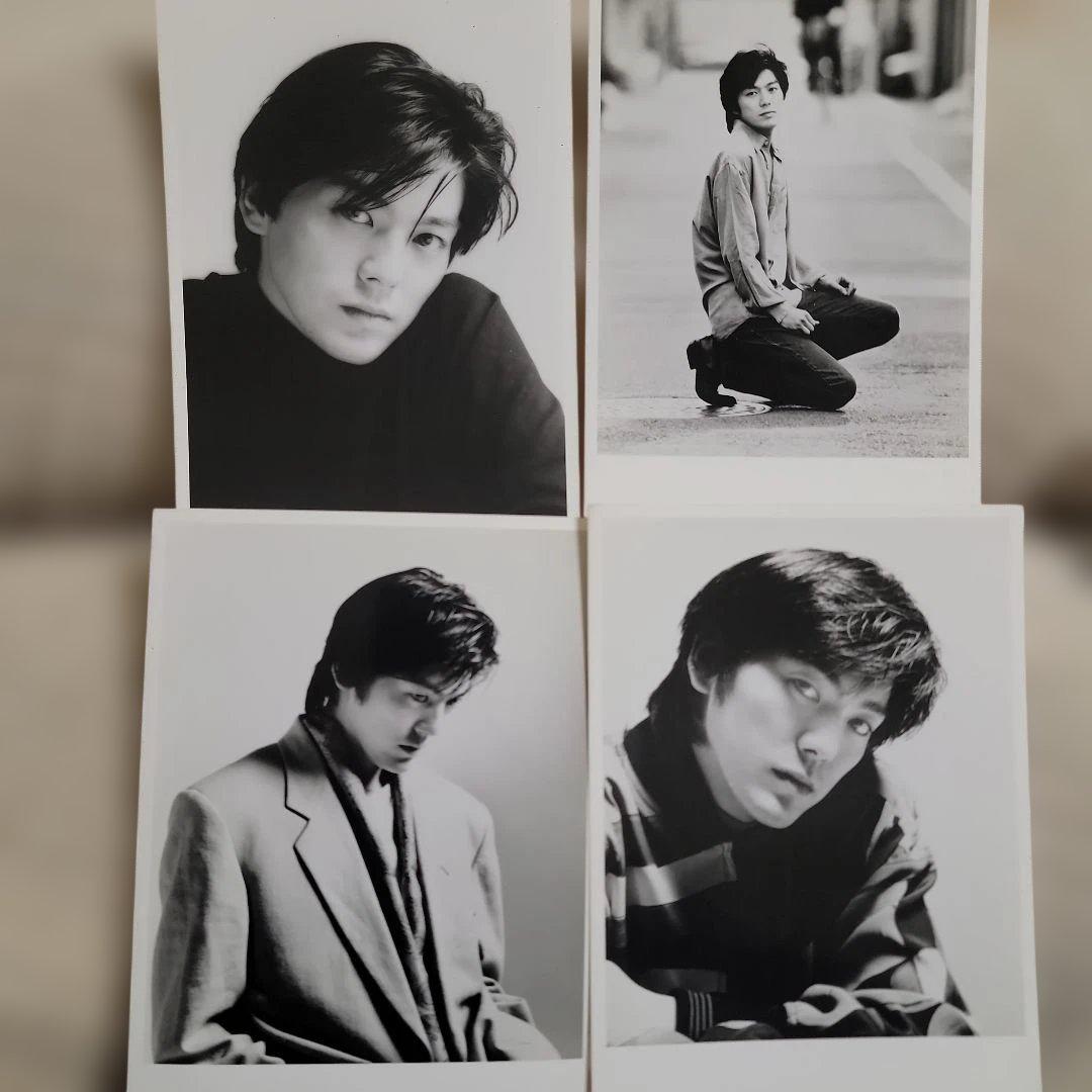 か*え様 【レア】尾崎豊 宣伝用写真4枚セット - メルカリ