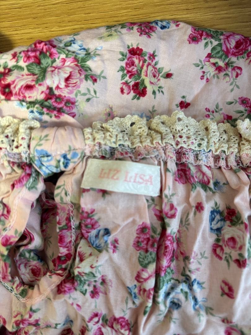 LIZLISA 花柄チュニック ピンク