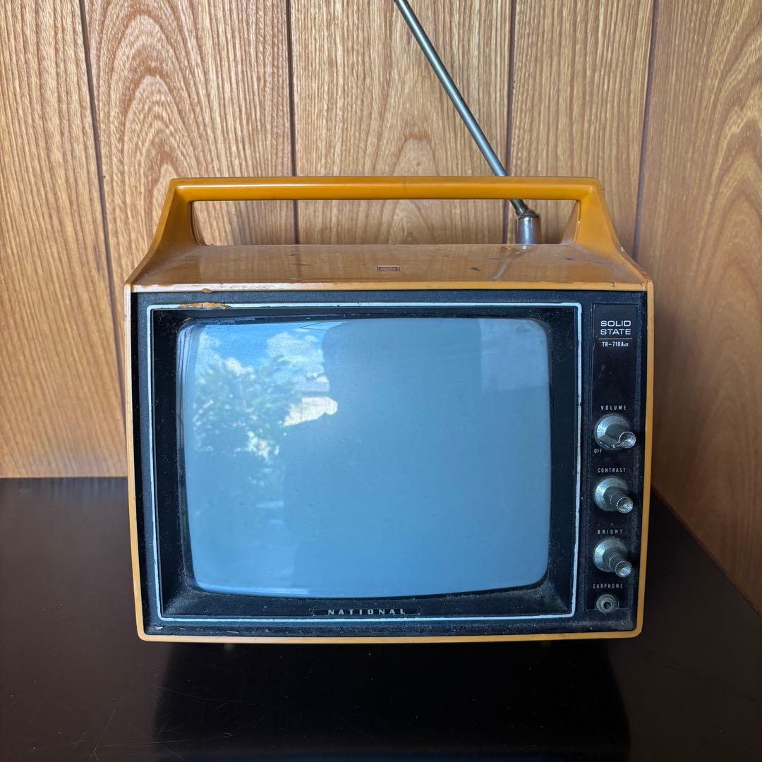National ナショナル TR-710A トランジスタテレビ 昭和レトロ - メルカリ