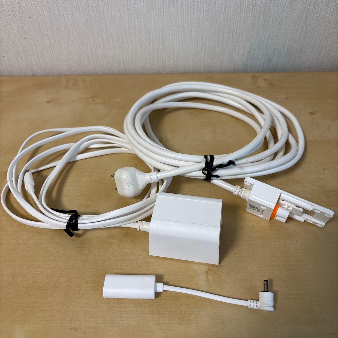 Ring Stick Up Cam Battery 電源アダプタセット