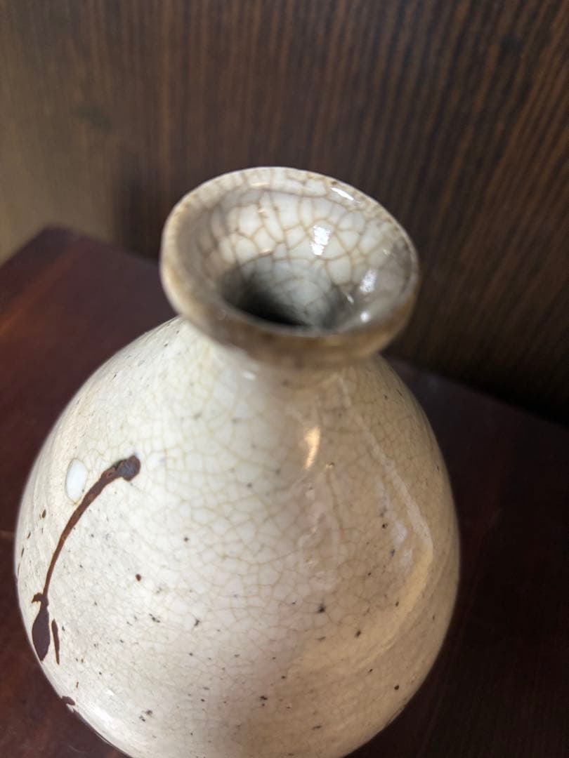 西岡小十 絵粉引 えこひき 徳利 - メルカリ