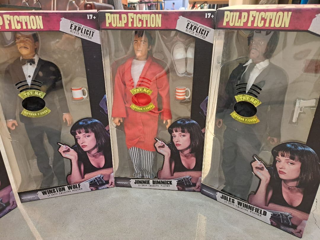 豆魚雷 「パルプ・フィクション」13インチ トーキングフィギュア 全5体