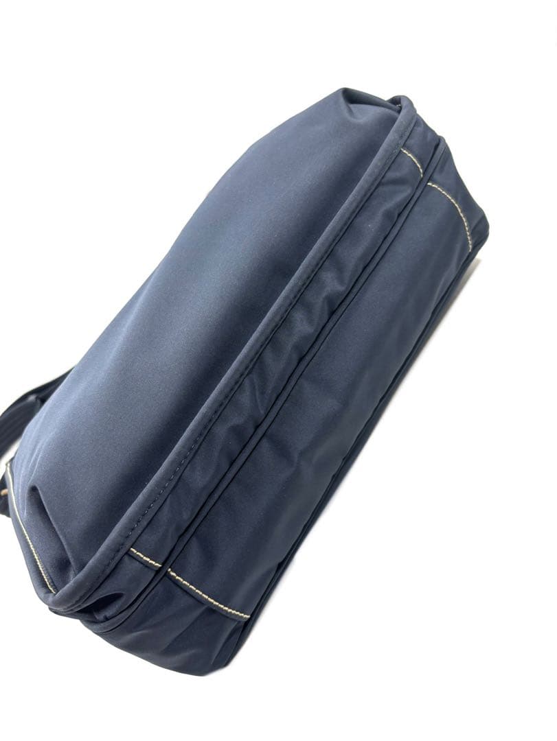 ほぼ未使用 キタムラ kitamura ナイロン ショルダーバッグ ネイビー