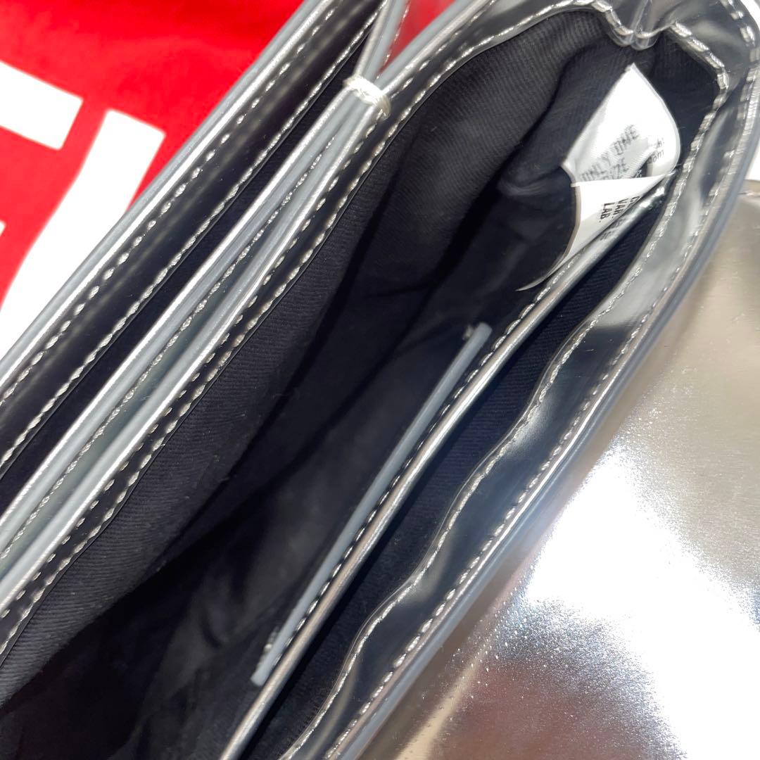 DIESEL ディーゼル ショルダーバッグ シルバー - メルカリ