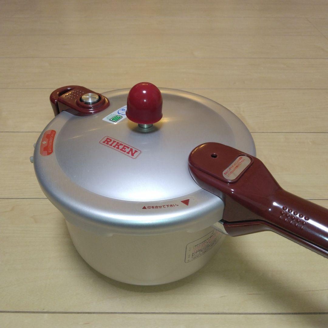 未使用品】RIKEN 圧力鍋 こなべちゃん RM1 3.0L 取扱説明書付き - メルカリ