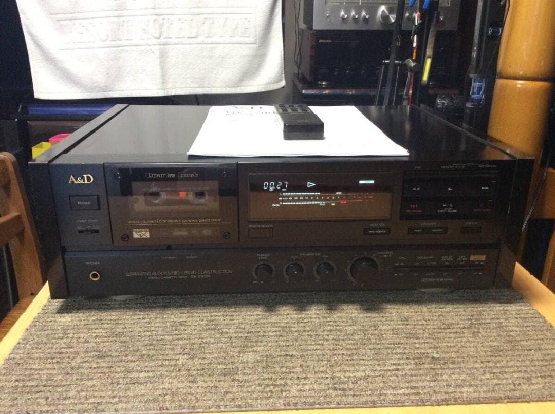 （メンテナンス済み品）　A&D GX-Z9100 取扱説明書・リモコン付属 Yahoo!オークション -「a&d gx-z9100」の落札相場・落札価格