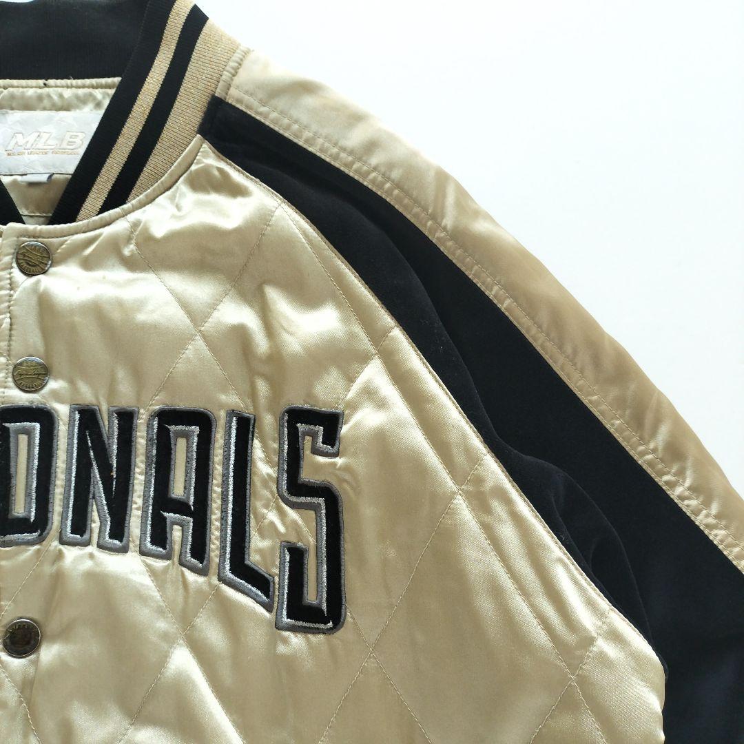 希少カラー】MLB ワシントンナショナルズ スタジャン ゴールド【XL】