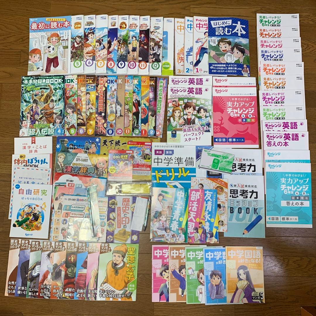 tiptanさま チャレンジ 6年生 1年分 進研ゼミ - メルカリ