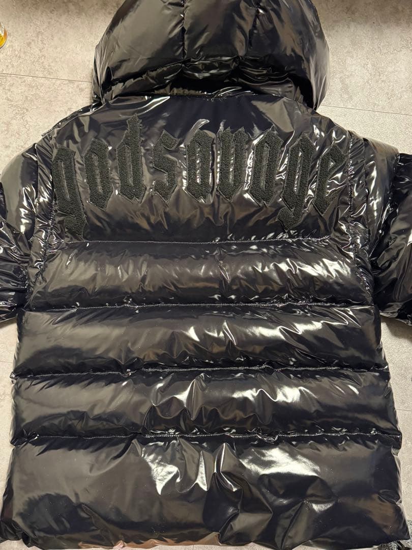 GOD SAVAGE ゴッドサベージ ダウン 必ず説明ご確認下さい。 - メルカリ