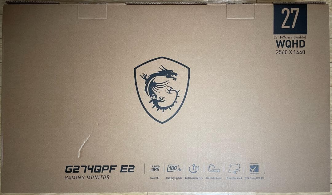 MSI G274QPF E2 ゲーミングモニター 27インチ WQHD MSI G274QPF E2- All About Gaming |Gaming Monitor | MSI